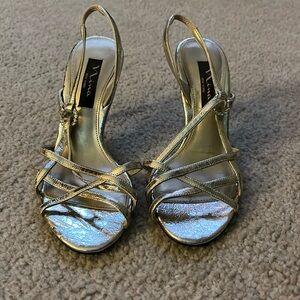 Gold heels